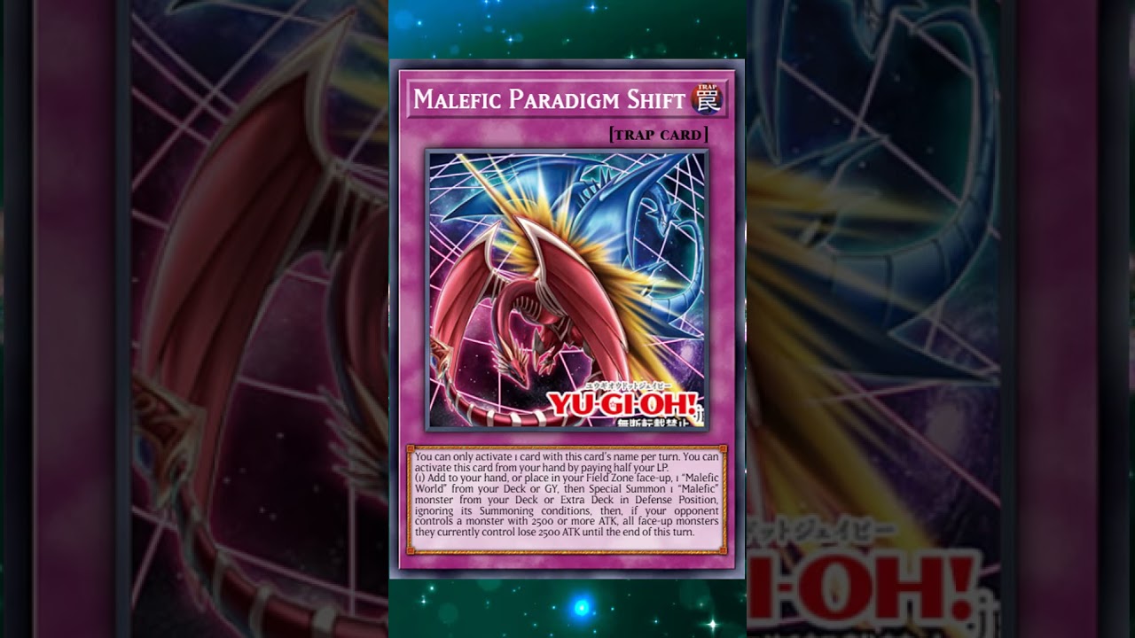Malefic Paradigm Shift #yugioh #yugiohtcg #yugiohcards