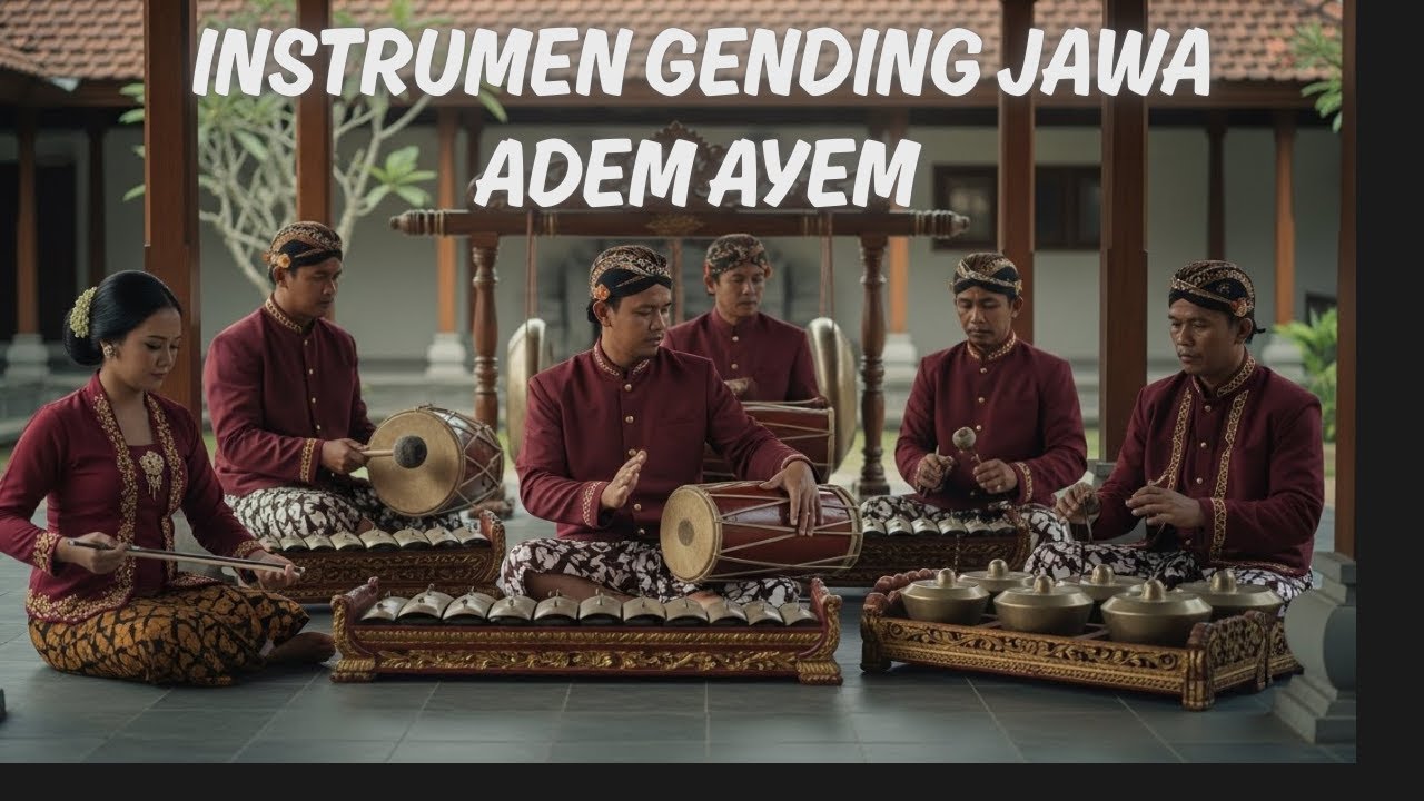Instrumen Gending Jawa Penenang Hati  Adem Ayem