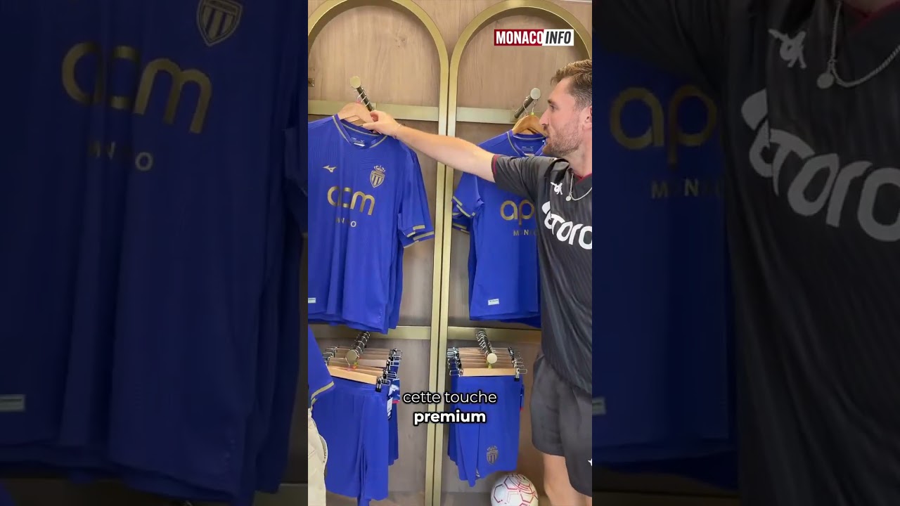 Une nouvelle boutique et un nouveau maillot pour l'AS Monaco