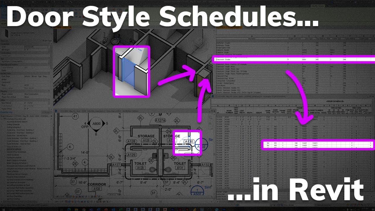 Door Style Schedules in Revit to SAVE TIME! (Tutorial) - Office Hour Sessions