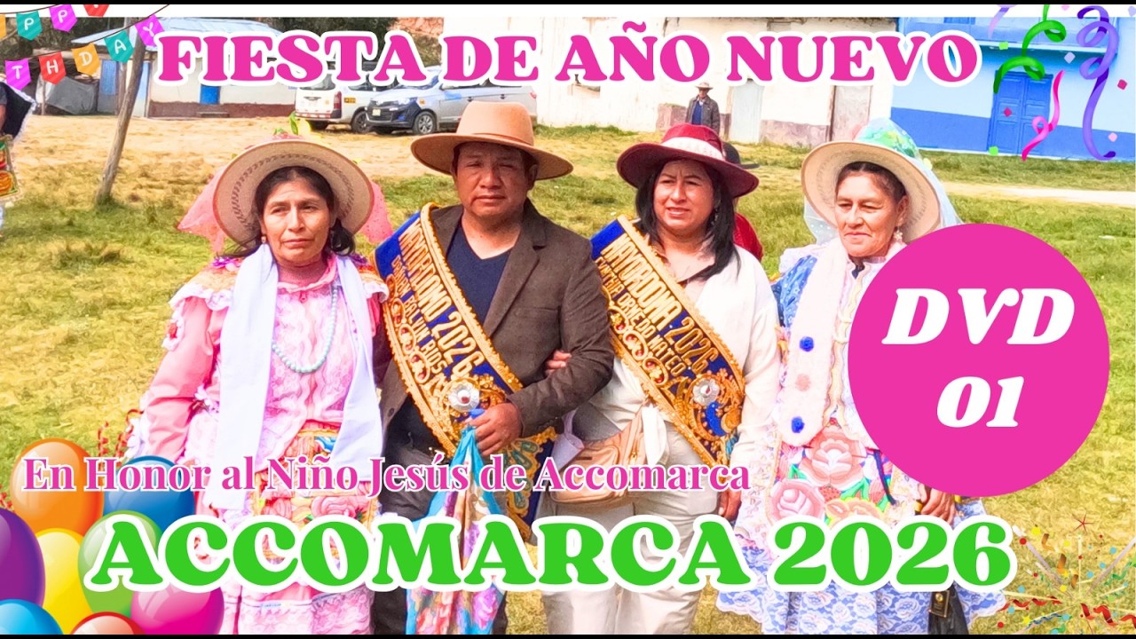 🔴🎉🎷𝐕𝐈𝐃𝐄𝐎 𝟎𝟏//𝐆𝐑𝐀𝐍 𝐅𝐈𝐄𝐒𝐓𝐀 𝐃𝐄 𝐀Ñ𝐎 𝐍𝐔𝐄𝐕𝐎 𝐀𝐂𝐂𝐎𝐌𝐀𝐑𝐂𝐀 𝟐𝟎𝟐𝟔🌟🎊🎈