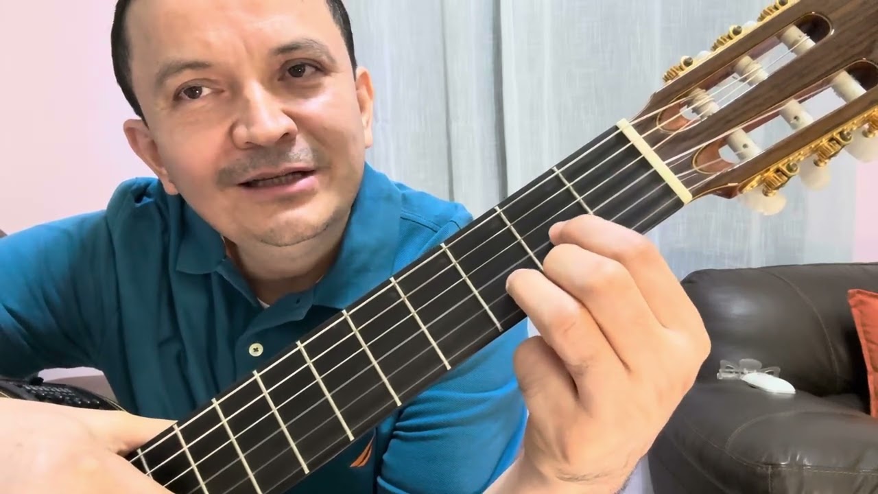 Cómo se hace el Acorde de RE MAYOR en la guitarra por Carlos Cruz 