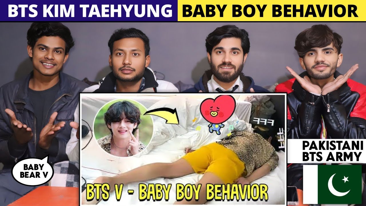 Bts V Baby Boy Behavior - Pakistani Reaction - Shan Rajpoot
