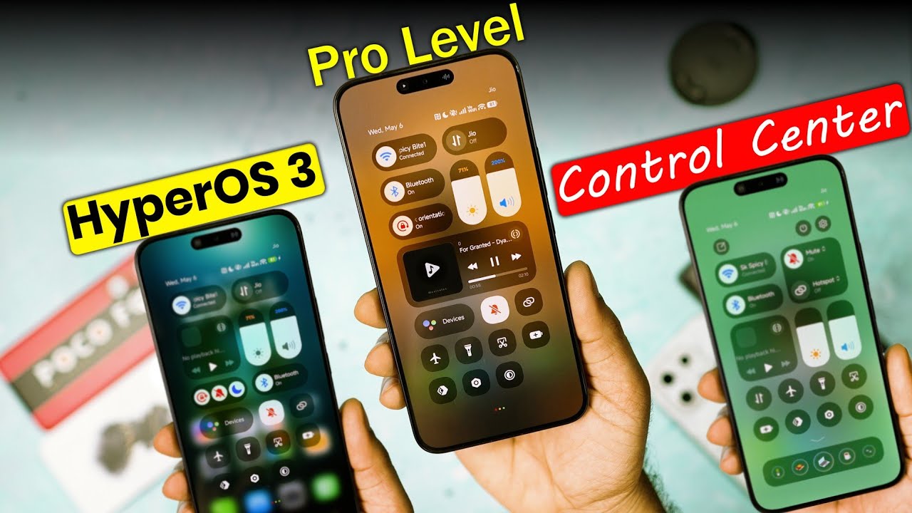 Fully Pro Level Customizable Control Center in 1 Click on HyperOS 3 