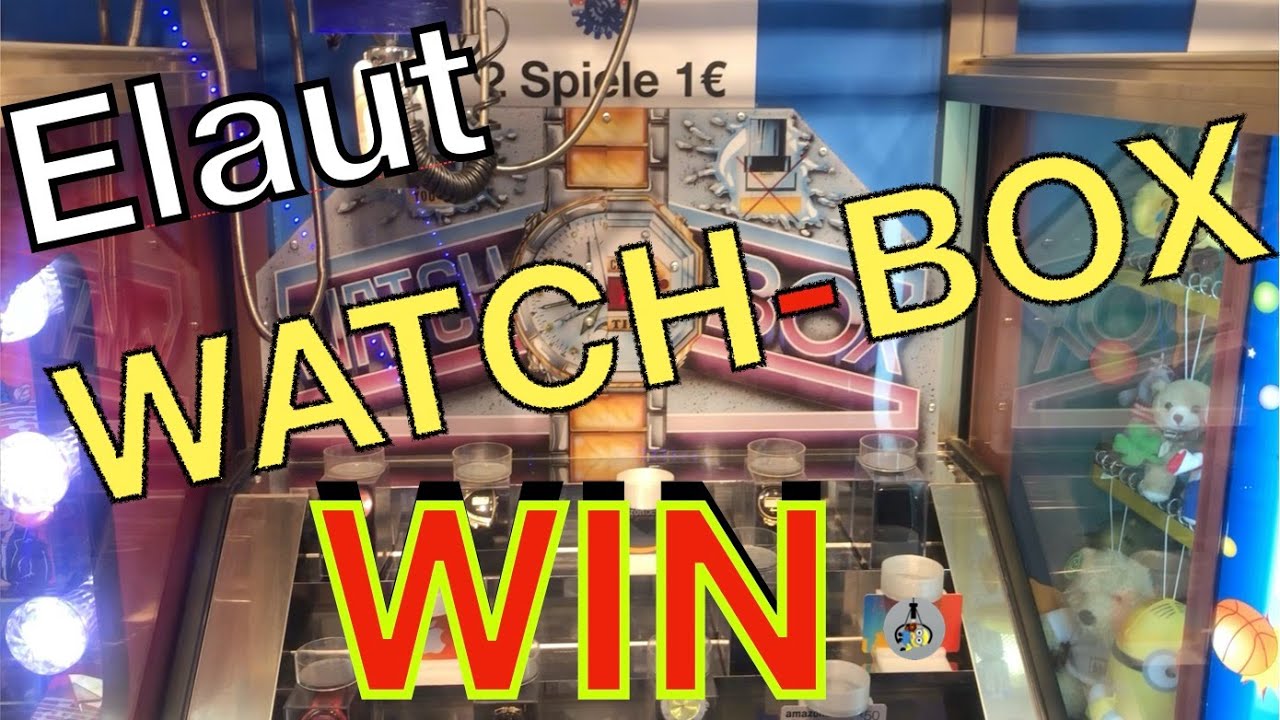 Elaut Watchbox Magnet Crane GAMEPLAY Arcade Claw Machine Sound