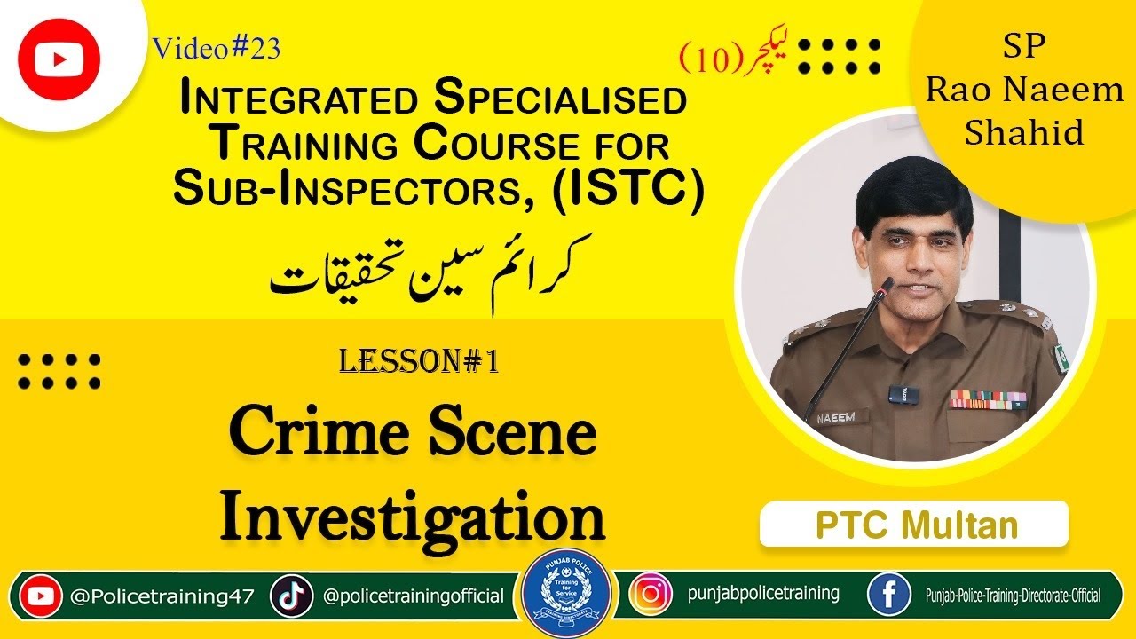 Crime Scene Investigation (CSI) (part 10) involves collecting and analyzing evidence from c.s