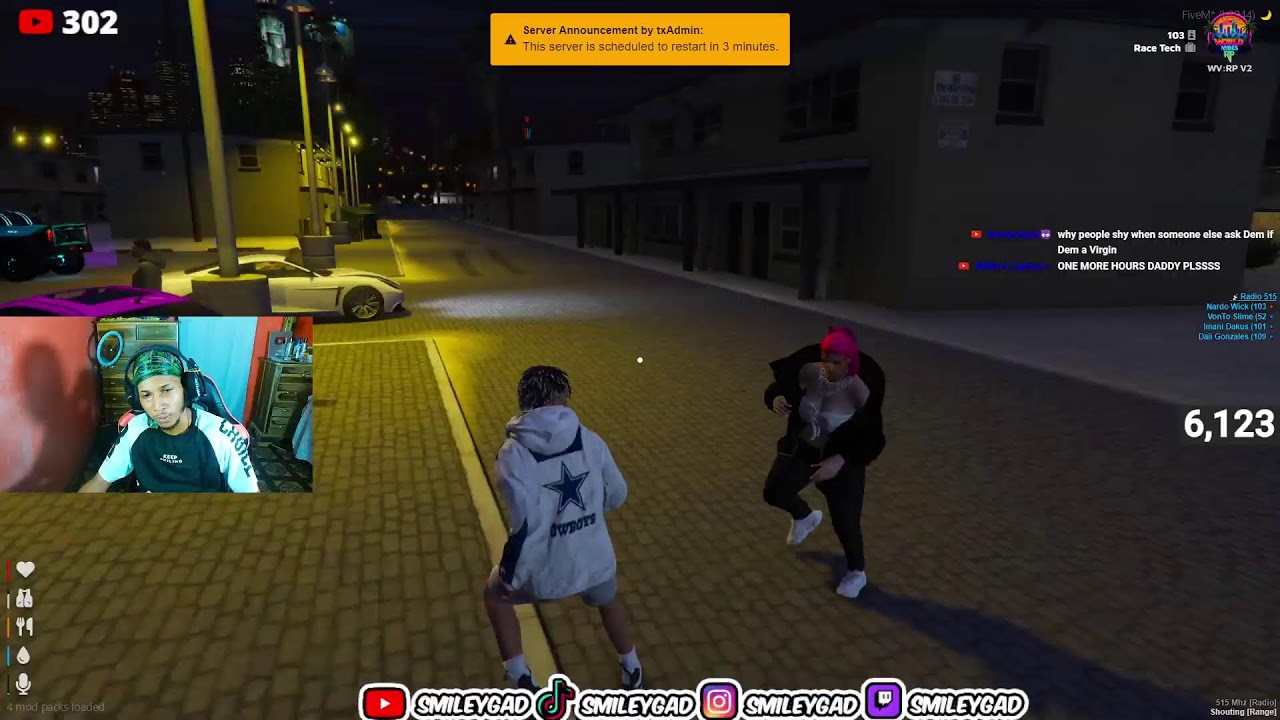 SmileyGad Is Live/ New Channel Join Up Road To 10K 🔥🔥GTA 5 RP Mix With Garena Freefire Livestream