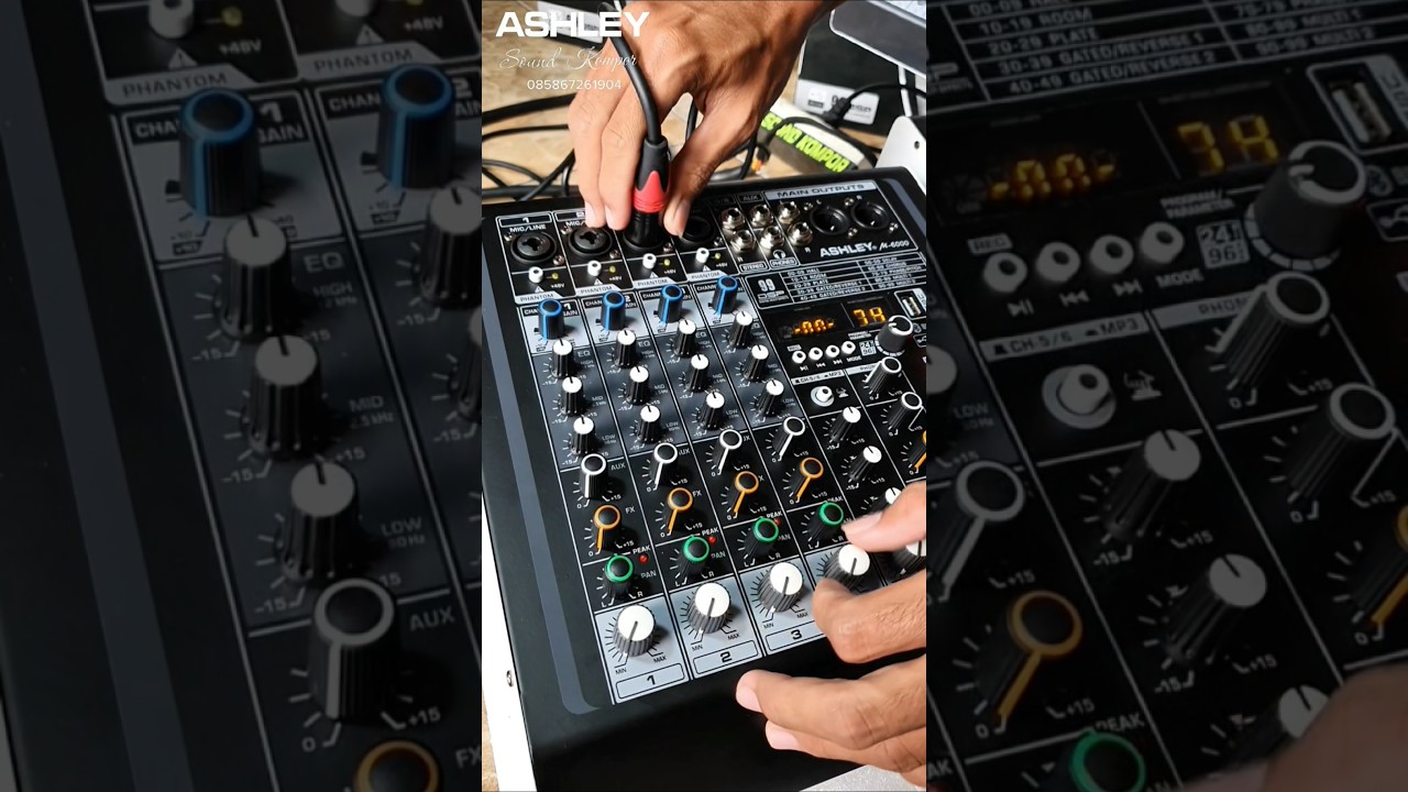 Review POWER MIXER ASHLEY M6000 | WA:085770006900|Shopee:SoundKomporStore #ashley