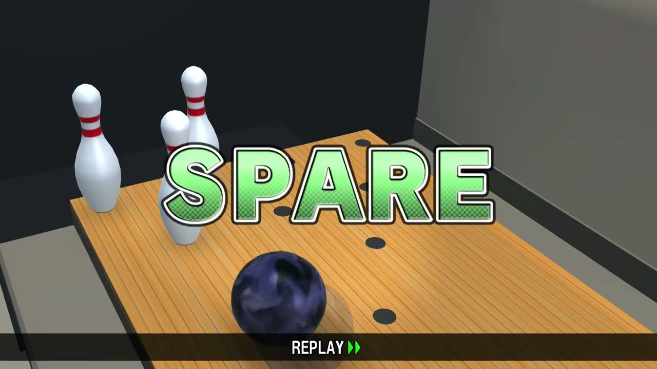 あつまれBOWLING：ベーシック通し　スコア235　うまくいかないクマのボウリング　#あつまれBOWLING #ボウリング