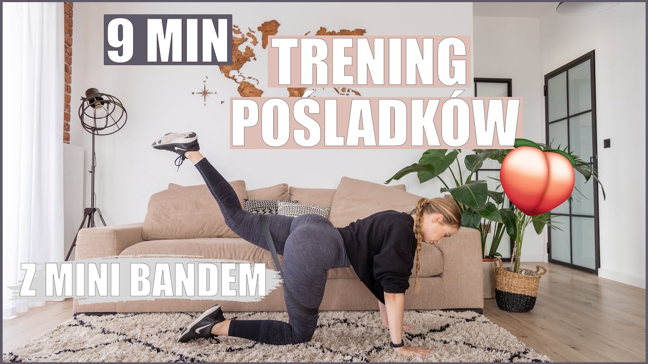 9 MINUTOWY POMPUJĄCY TRENING POŚLADKÓW Z MINI BANDEM🍑🔥