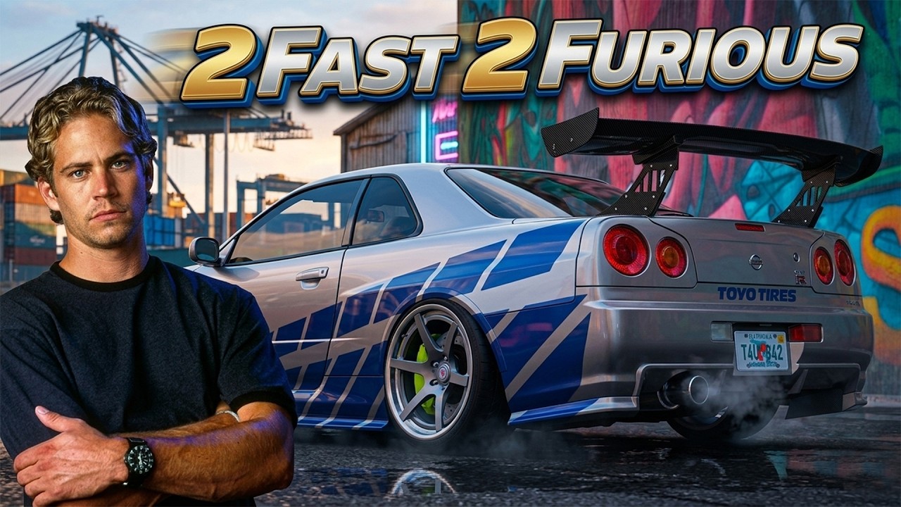 NFS Unbound – Сборка Nissan Skyline GT-R R34 Брайана О’Коннера (Форсаж)