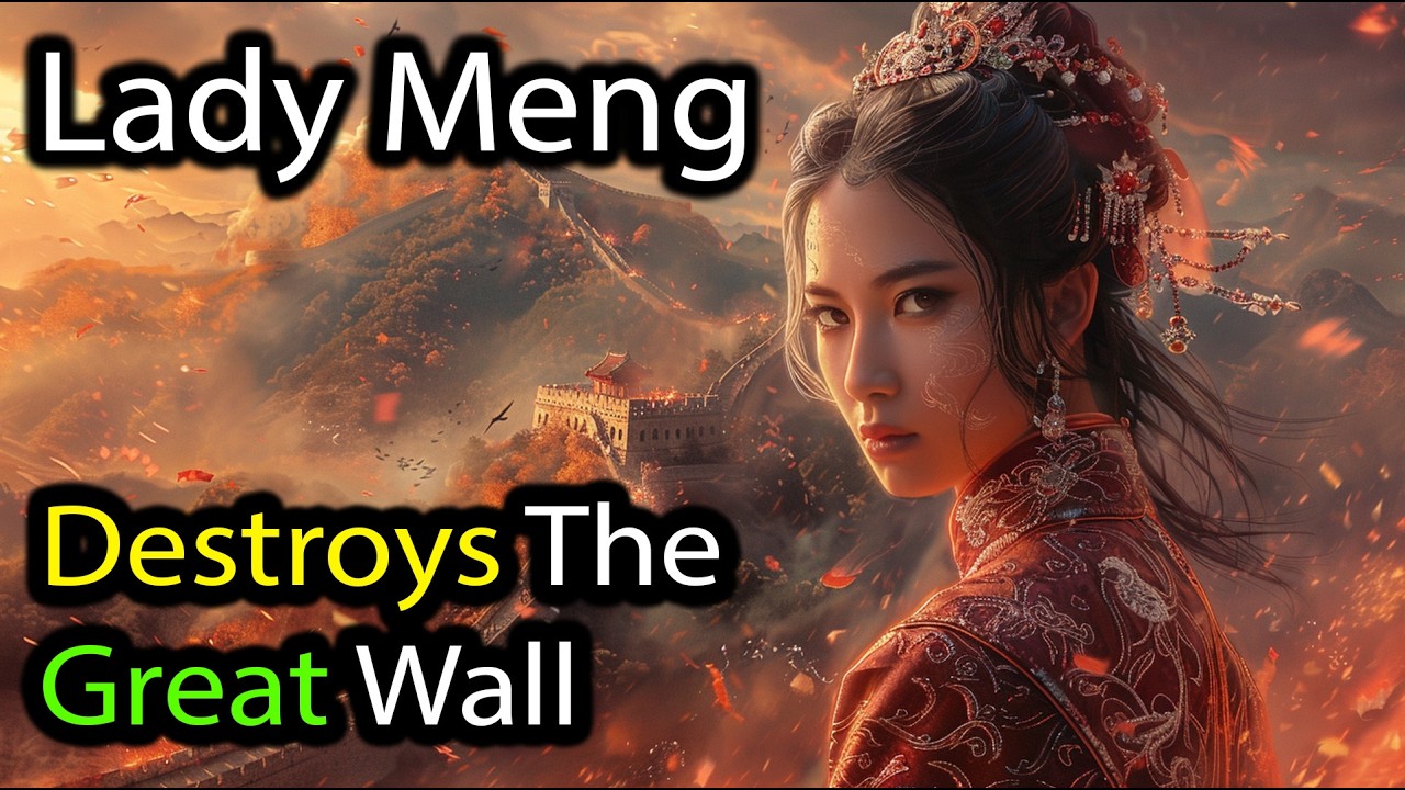 Lady Meng Jiang destroys the great wall of china | Chinese Folklore