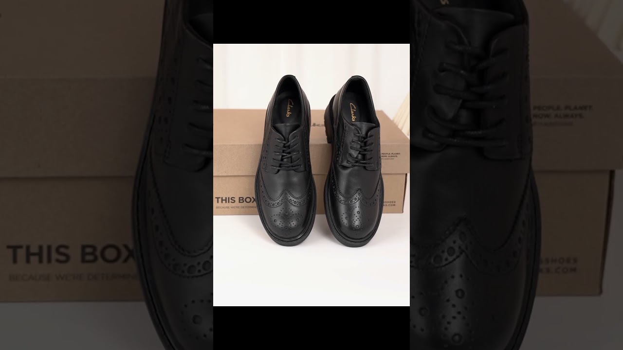 Clarks Orinoco2 Limit Women's Black Leather Brogue Formal Shoes