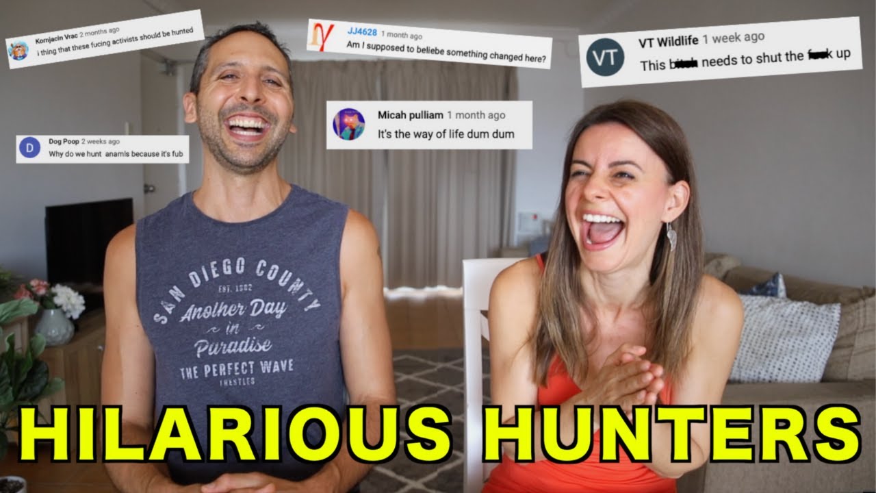 VEGANS RESPOND TO HUNTER HATE COMMENTS