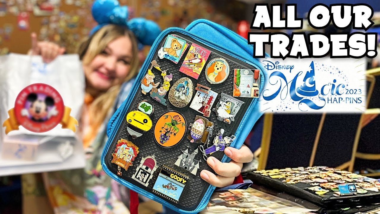 Находки и обмен товарами с доски объявлений мероприятия Magic Hap-Pins в Disney World!