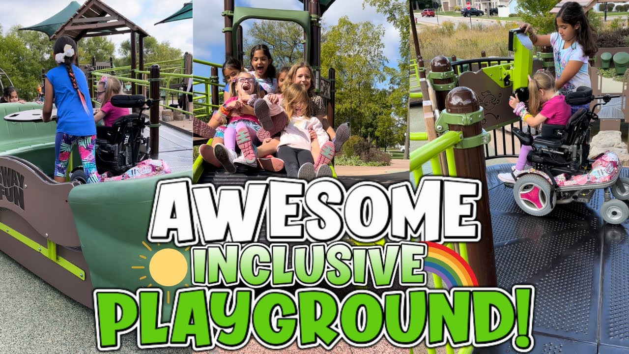 COME PLAY AT AN INCLUSIVE PLAYGROUND WITH US!