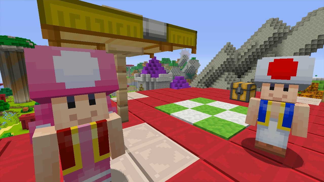 Minecraft Wii U - Super Mario Series - Toad and Toadette DATE! [10]