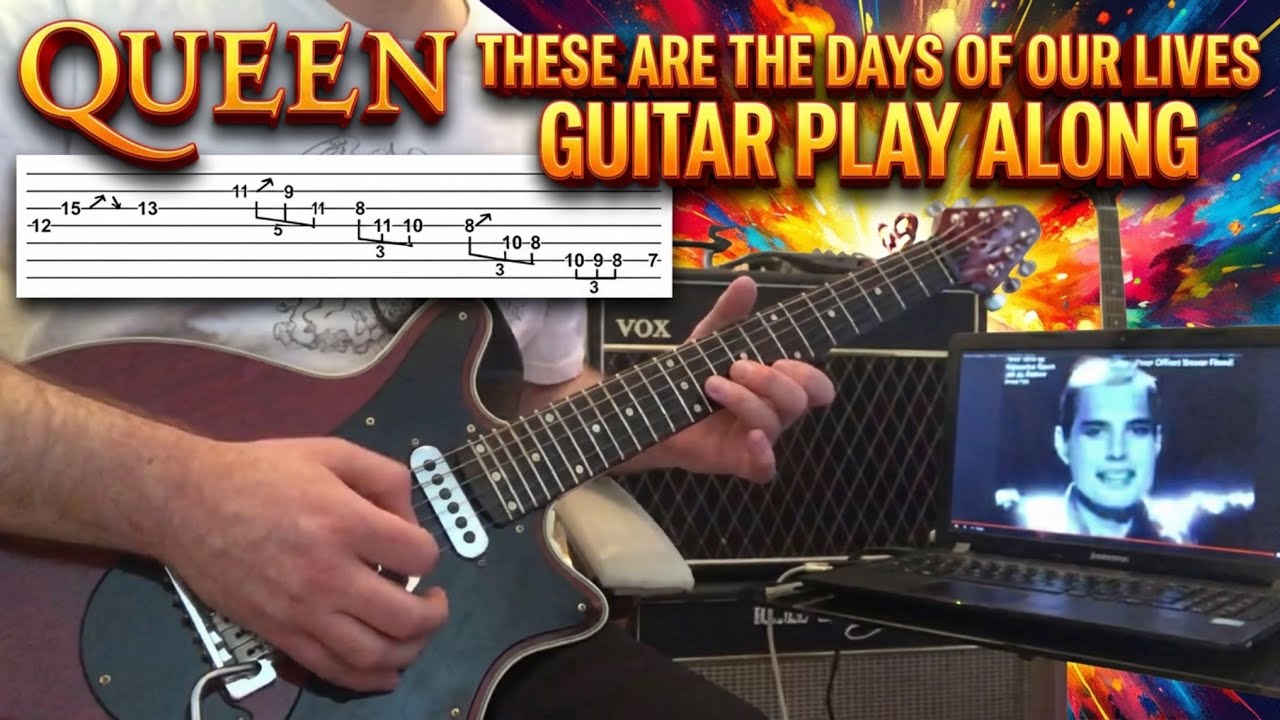 Queen - These Are The Days Of Our Lives - (Guitar Tab)