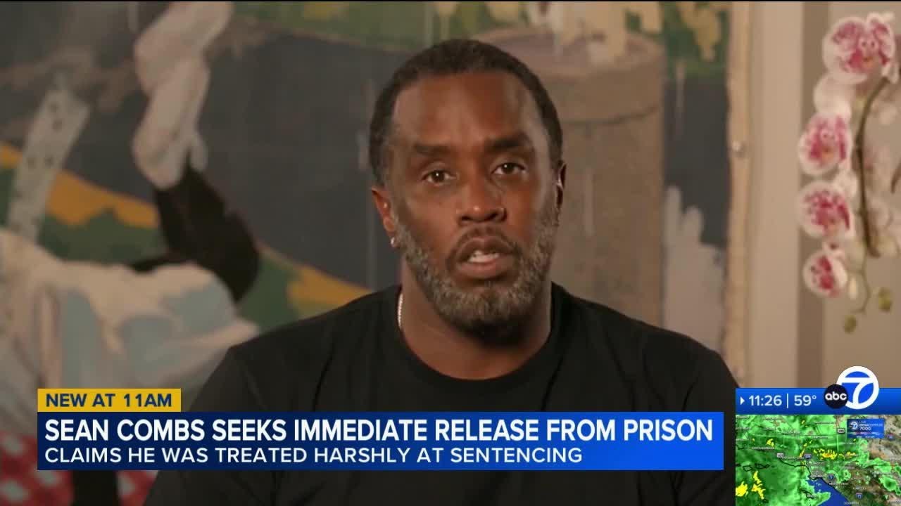 Sean 'Diddy' Combs seeks immediate release from prison in New York appeals argument
