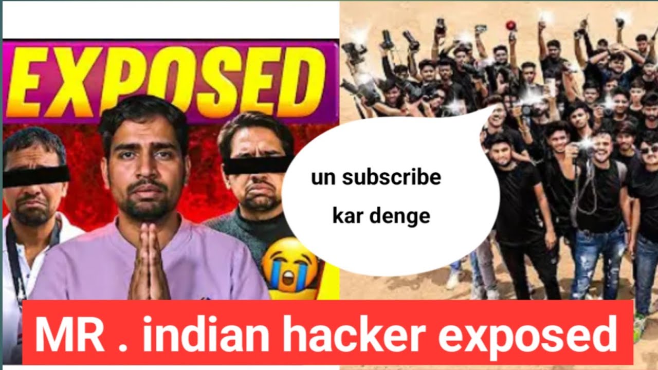 MR INDIAN HACKER EXPOSED@MR. Indian hacker subscriber ne mr indian hacker ko di gali