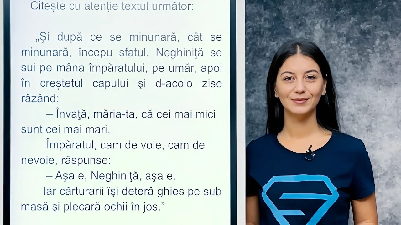 Test Evaluare Inițială - Romana - Clasa VI-a