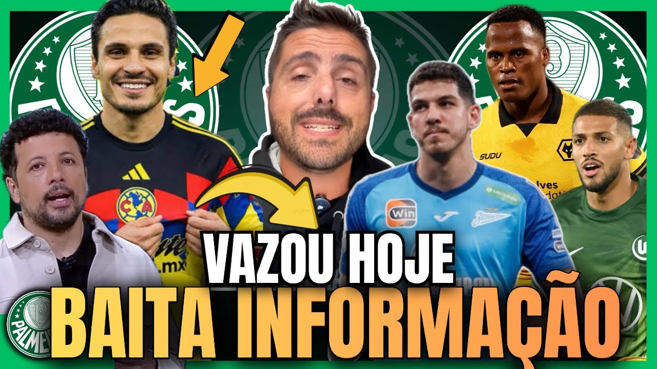 ANDRÉ HERNA  E JORGE NICOLA atualiza TUDO sobre o PALMEIRAS HOJE! veja as noticias do VERDÃO!