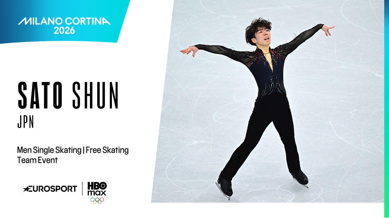 Milano-Cortina 2026 | Shun SATO (JPN) | Team Event | Men Single Skating - Free Skating