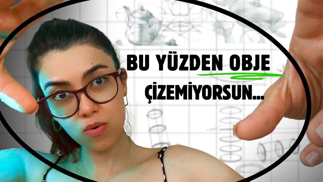 İmgesel Çizimde ELİPSİ Anlamadan Obje Çizemezsin! ❌