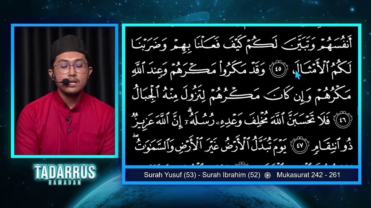 Tadarus Ramadan Haffa 🌙  Episod 13 Bersama Ustaz Aluqman Hakim