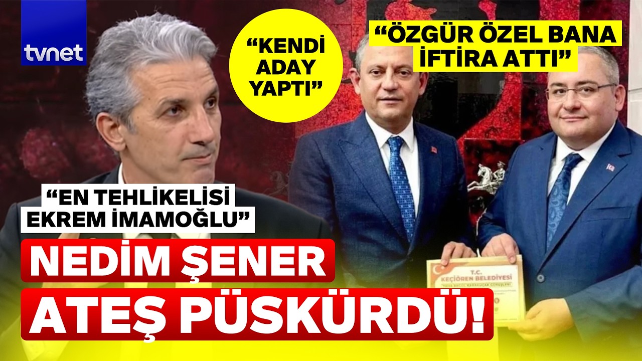 Nedim Şener çok sert konuştu: Korkunç bir cümlesi var!