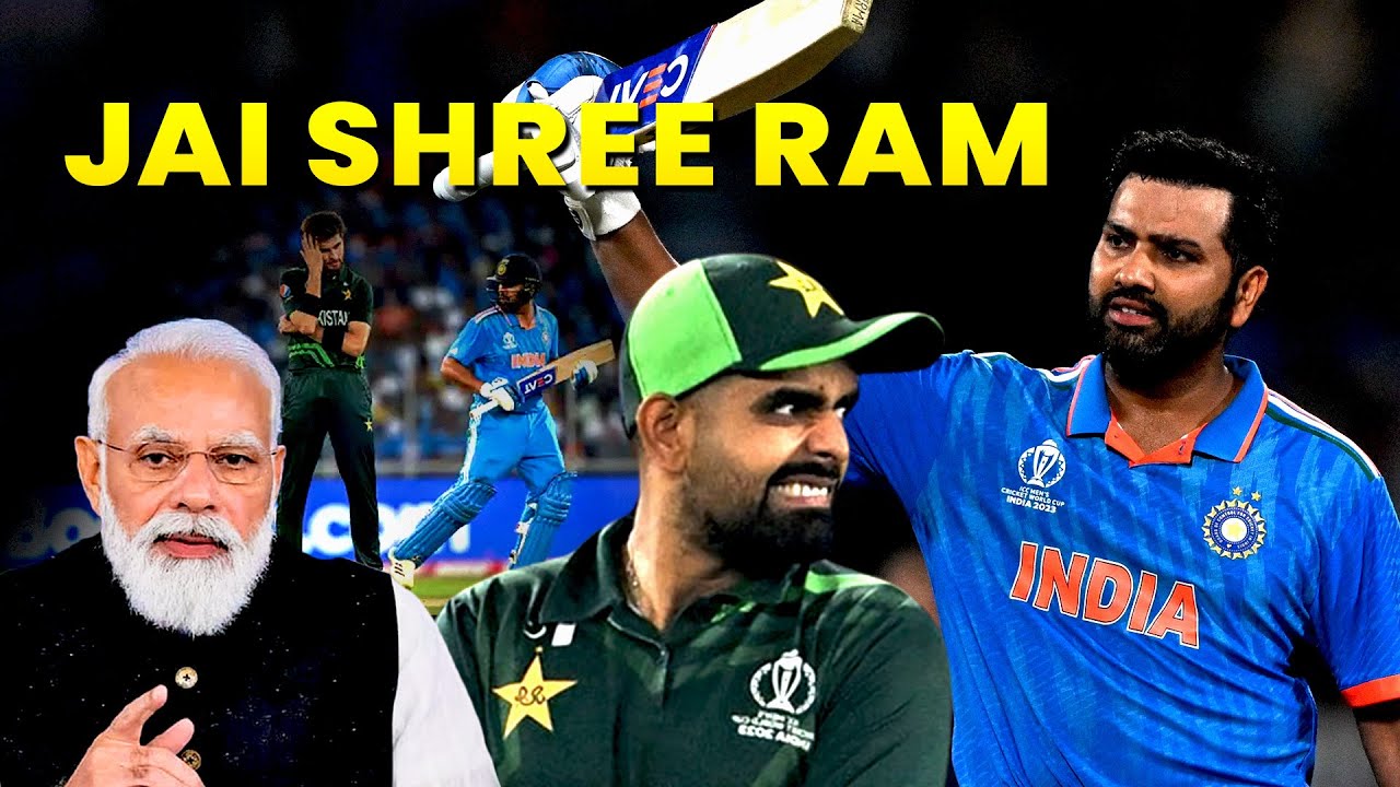 Fans Sing 'Jai-Shree Ram' at Narendra Modi Stadium:  Pak Shall not Complain after poor Performance