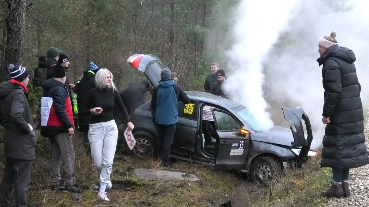 Hiiumaa Rahvaralli 2025 Big crashes mistakes offs