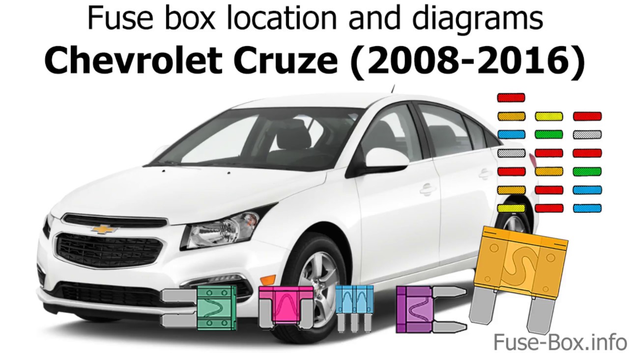 Fuse box location and diagrams: Chevrolet Cruze (J300; 2008-2016)