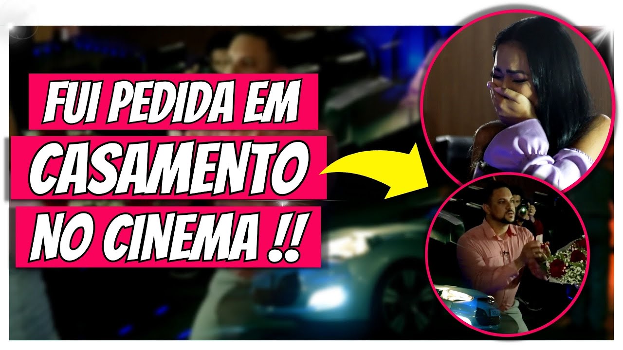 O PEDIDO DE CASAMENTO MAIS LINDO QUE VOCÊ VAI VER! PEDIDO DE CASAMENTO NO CINEMA!