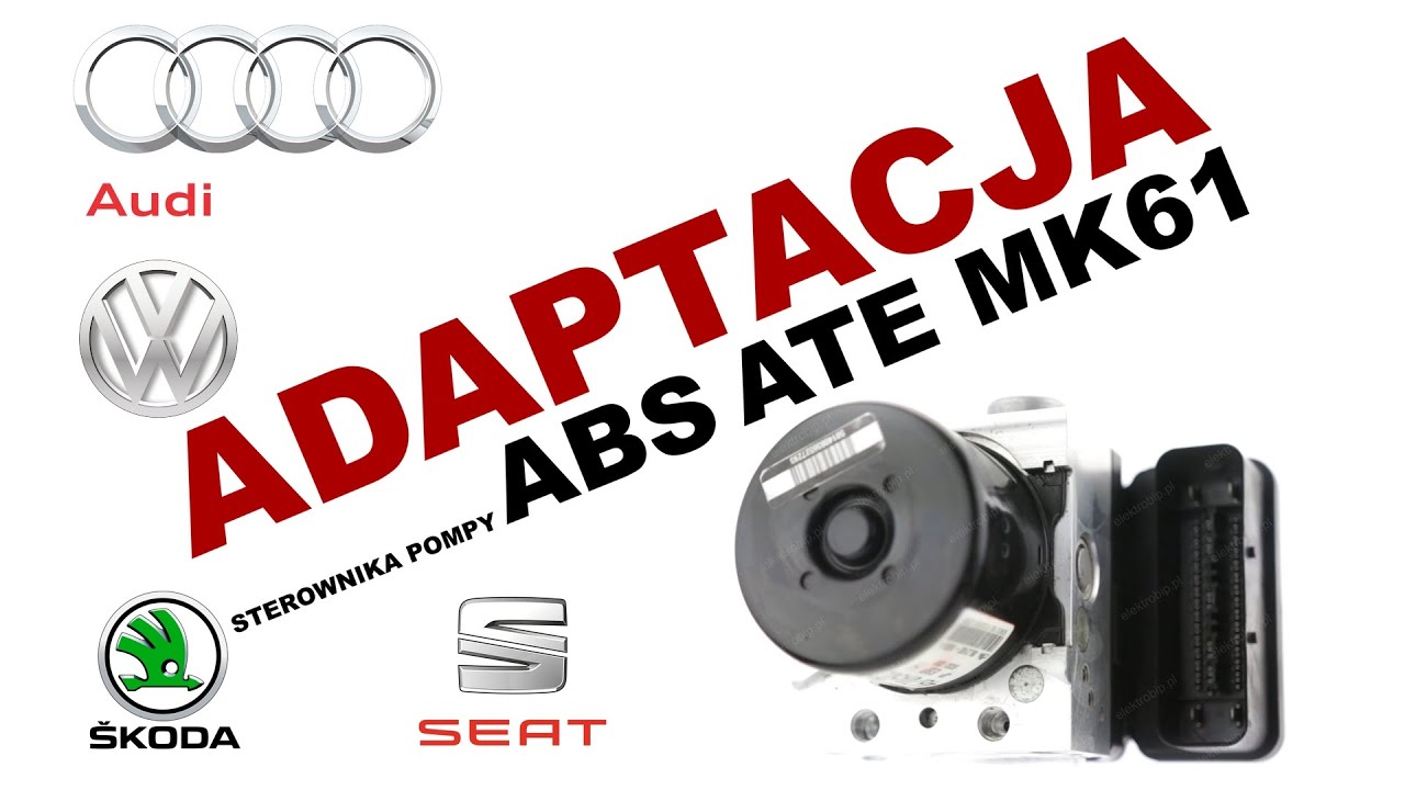 Jak przeprowadzić adaptację sterownika pompy ABS ATE MK61-Volkswagen Audi Seat Skoda - instrukcja