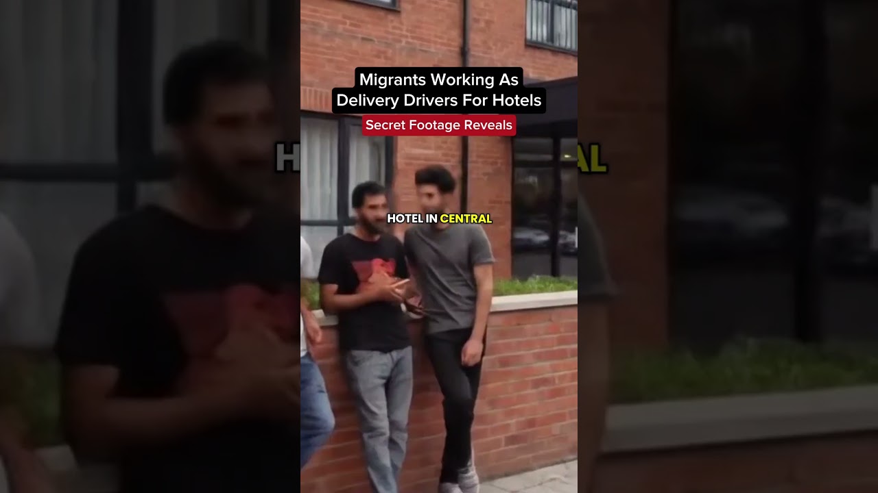 Migrants working as delivery drivers for Hotel kitchens, it has been revealed #migrants