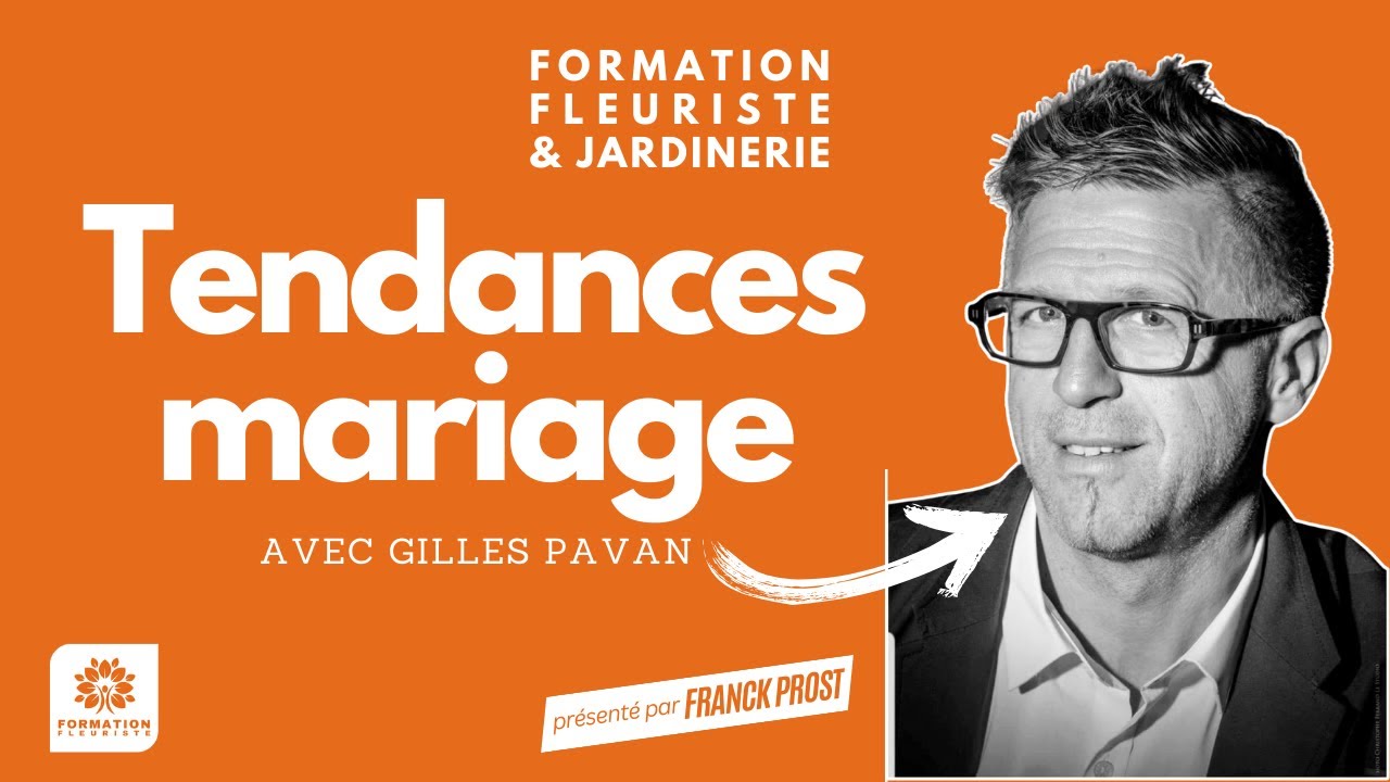 FORMATION FLEURISTE-les tendances mariage avec GILLES PAVAN