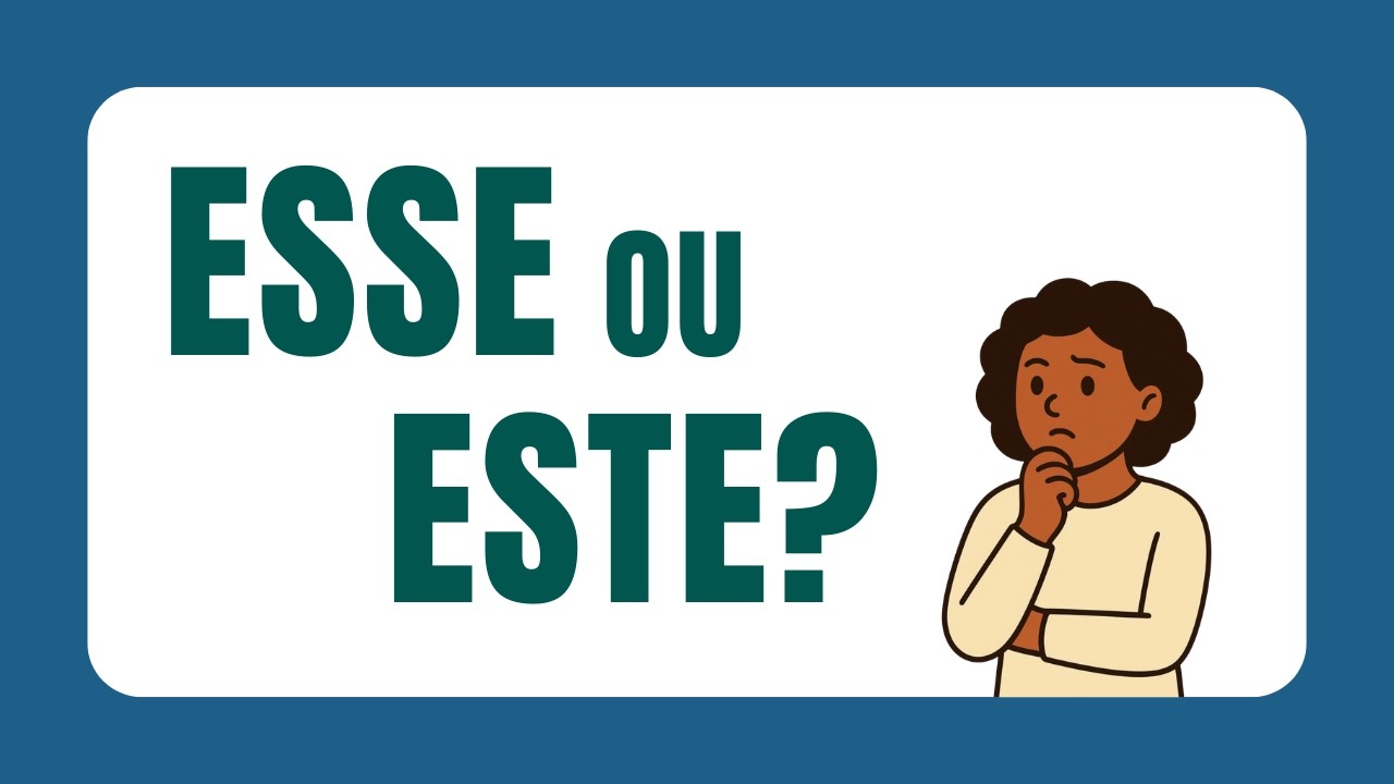 Você sabe como usar os PRONOMES DEMONSTRATIVOS? Aprenda fácil!