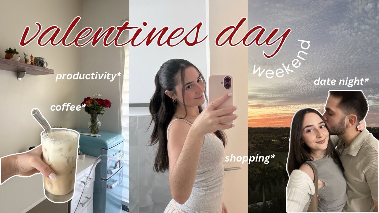 valentines day + productive weekend💌☕️🌷