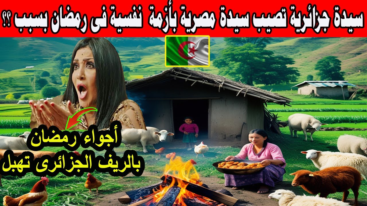 #شاهد سيدة جزائرية تصيب سيدة مصرية بأزمة نفسية فى رمضان بسبب؟؟؟