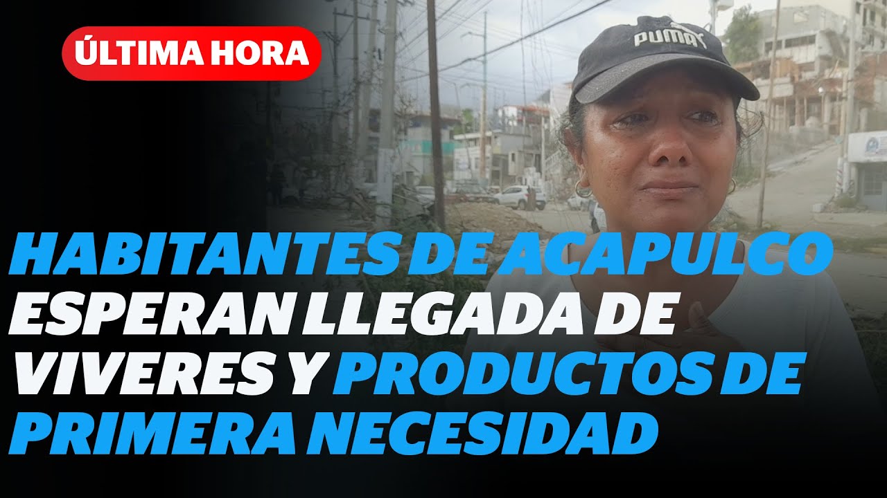 Saqueos en Acapulco despu&eacute;s del paso del hurac&aacute;n Otis demuestran necesidad | Reporte Indigo