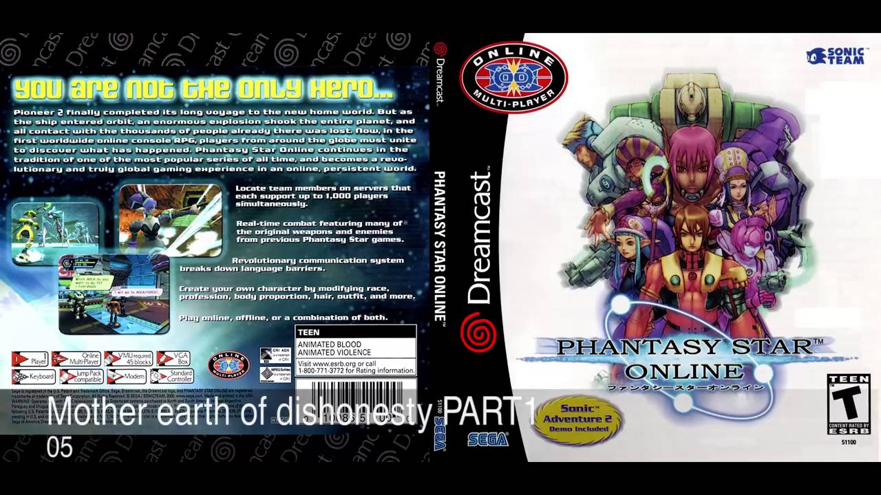 Phantasy Star Online Soundtrack &bull; Dreamcast