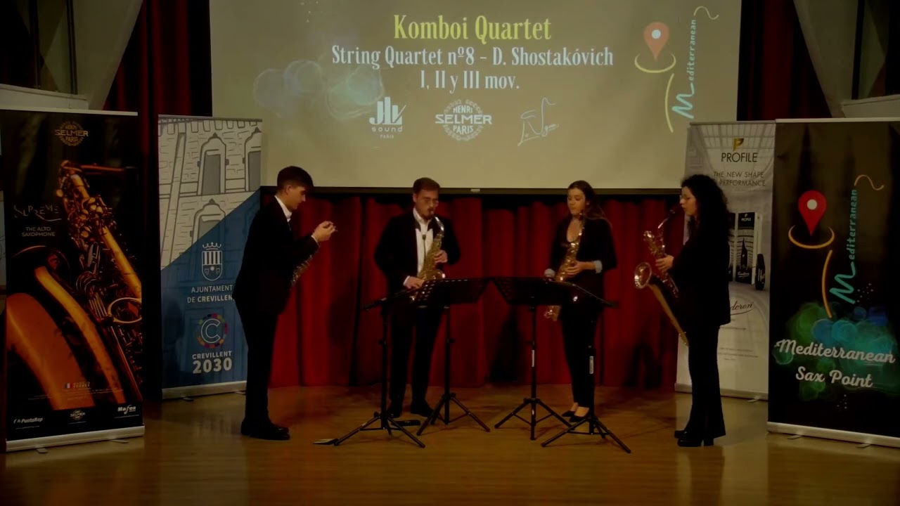 KOMBOI Quartet plays String Quartet Nº8 by D. Shostakovich (FINAL ROUND)