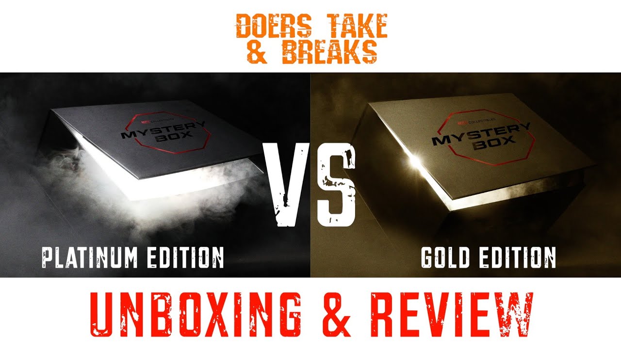 Platinum & Gold Edition UFC Mystery Box - Unboxing & Review