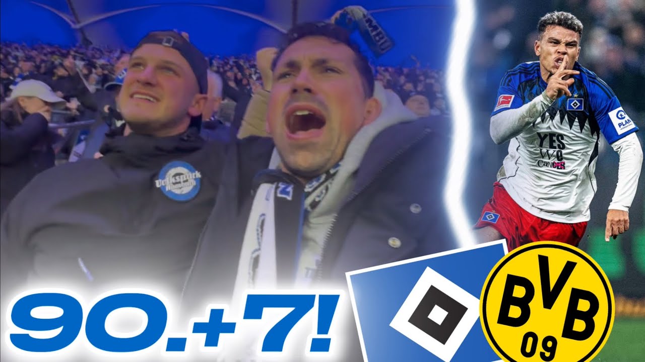 LAST-MINUTE WAHNSINN 🤩 RANSI bringt VOLKSPARK zum EXPLODIEREN 💥 HSV vs. Dortmund | STADIONVLOG 👊🏽