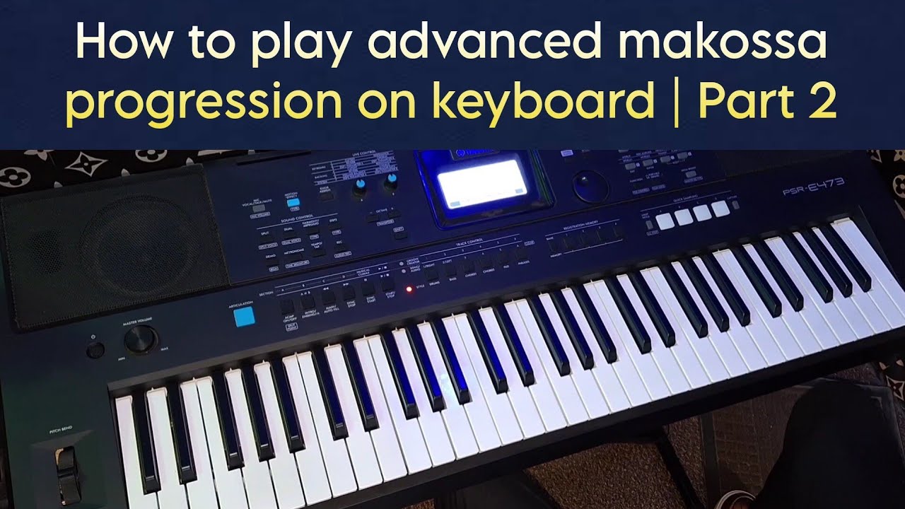 How to play advanced makossa progression on keyboard | Part 2