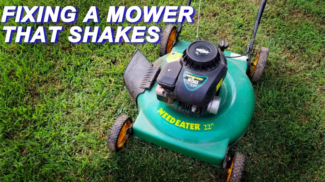 Fixing A Weedeater Brand Mower That Shakes