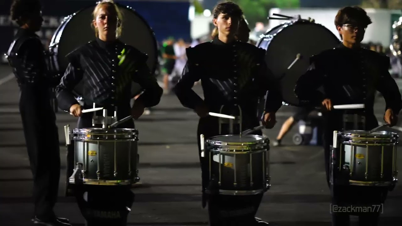 Reagan HS 2025 Battery Lot | Texas Marching Classic