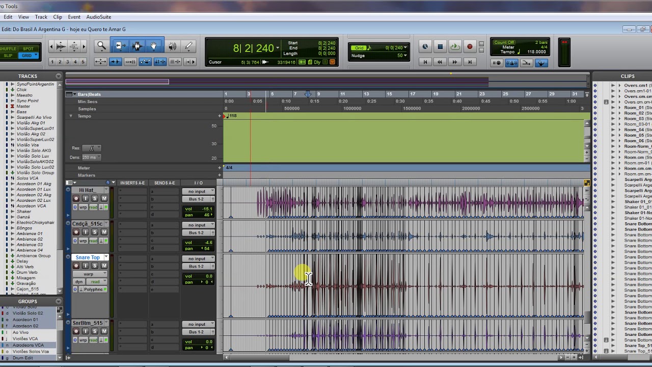 Elastic Audio - Pro Tools 10/12.3.1/12.5 - De Uma Forma Que Você Ainda não Viu!