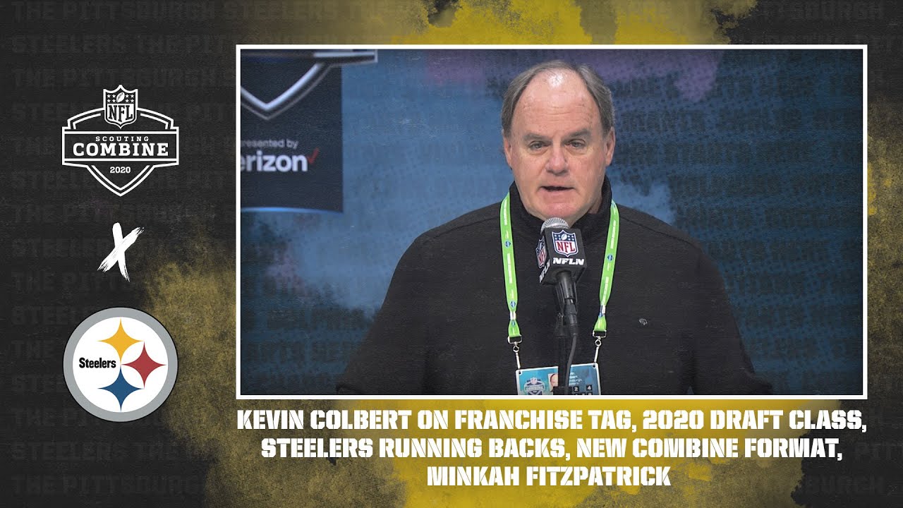 GM Kevin Colbert on using the franchise tag, 2020 Draft class, running backs, Minkah Fitzpatrick